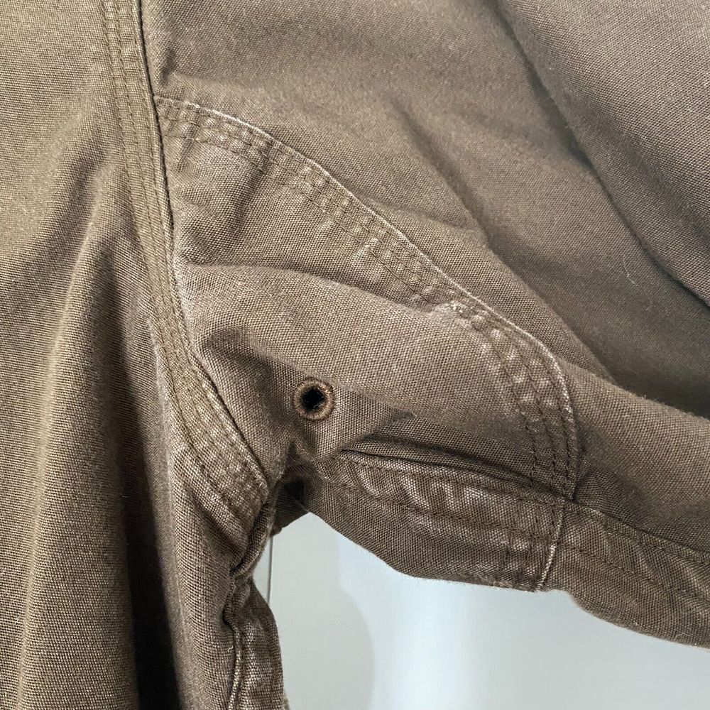 511 Tactical Series Men's Brown Button Up Shirt Size Size XL Long Sleeve Pockets - Picture 10 of 13